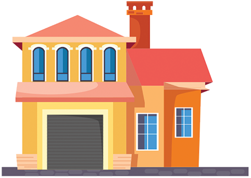 Vector style house